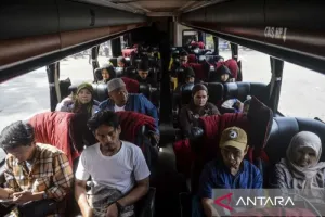 Sebanyak 8.066 Pemudik Diberangkatkan dari Terminal Poris Kota Tangerang