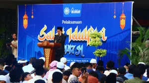 Jemaah Padati PP Muhammadiyah Menteng, Salat Idulfitri 1447 H Berjalan Khidmat