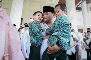 Ahmad Luthfi Isi Lebaran dengan Halalbihalal Bersama Anak Panti dan Disabilitas