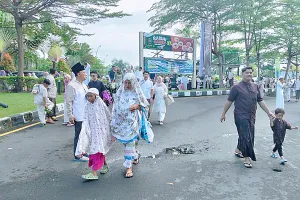Pelaksanaan Shalat Idul Fitri 1447 H di Kota Mataram Berjalan Khidmat