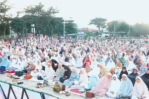 Pelaksanaan Shalat Idul Fitri 1447 H di Lapangan Vatulemo Kota Palu Berlangsung Khidmat