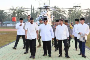 Presiden Prabowo Pilih Rayakan Lebaran Bersama Korban Bencana Aceh