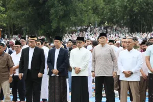 Salat Id di Kebun Raya, Bima Arya Ajak Warga Bogor Terus Jaga Lingkungan yang Kondusif