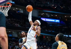 Oklahoma City Thunder Kalahkan Washington Wizards 132-111