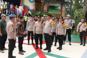 Aparat Polresta Tangerang Dikerahkan untuk Pengamanan Objek Wisata