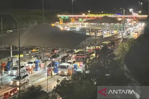 Pada Puncak Arus Balik, Volume Lalu Lintas GT Cikatama Terus Meningkat 