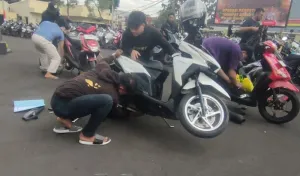 Ratusan Motor Berknalpol Bising Diamankan Polres Cianjur 