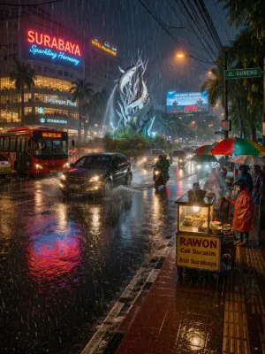 Surabaya Hari Ini Berpeluang Hujan Ringan