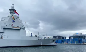 KRI Prabu Siliwangi-321 Bersandar di Jakarta Usai dari Italia