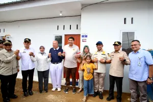 120 Rumah Baru Langsung Diserahkan, Penanganan Bencana di Tapanuli Selatan Paling Cepat