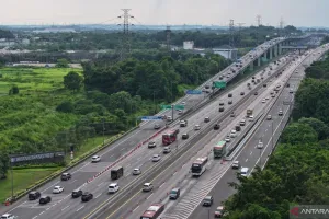 53.976 Kendaraan Menuju Jakarta via MBZ Menjelang Puncak arus Balik