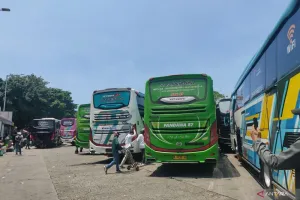 Volume penumpang Terminal Kalideres melandai pada H+6 Lebaran
