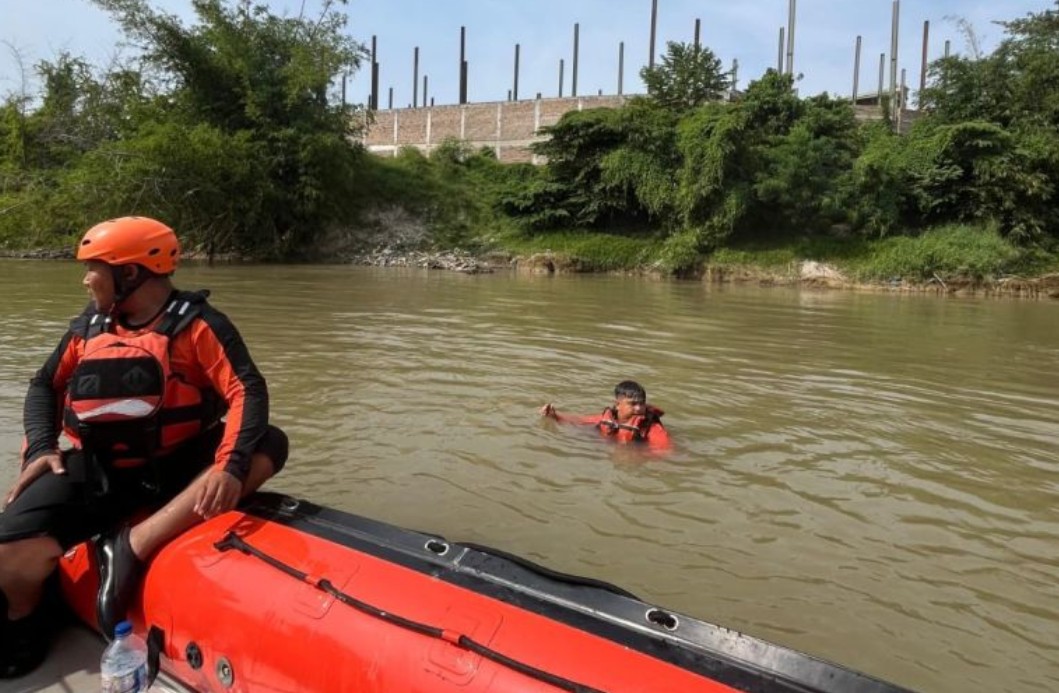 Remaja yang Hanyut di Sungai Pangkal Titi Sumut Dievakuasi Tim SAR Gabungan