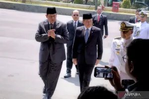 Mantan Presiden SBY dan Jusuf Kalla Melayat Menhan Juwono Sudarsono