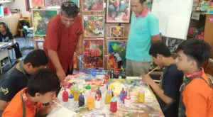Seni Lukis Tiup Jadi Senjata untuk Cegah Anak-anak Keranjingan Medsos