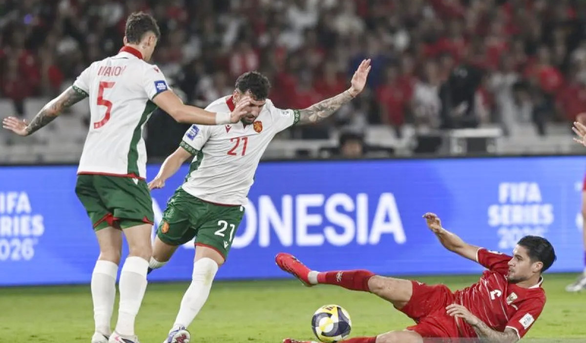 Hasil Indonesia Vs Bulgaria 0-1 di Babak Pertama, Penalti Petkov Bikin Gawang Garuda Bergetar