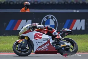 Mario Aji Gagal Selesaikan Balapan Moto2 GP Amerika Serikat 2026