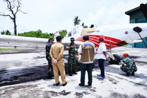 Karhutla Mengancam Natuna, Lanud RSA Aktifkan Posko Udara Siaga Darurat