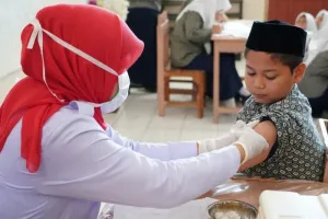 Kemenkes: 102 Kabupaten/Kota Intervensi Campak Lewat ORI dan Imunisasi