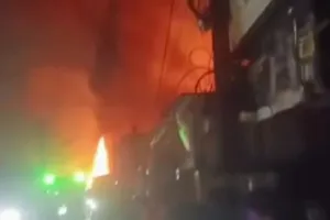Kebakaran Hebat Hanguskan Gudang Elpiji di Kota Bekasi