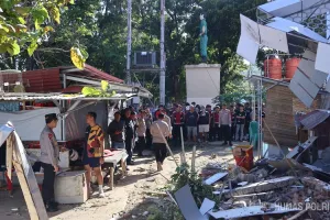 Polda Sulut Evakuasi Warga Korban Gempa ke RS Bhayangkara Manado 