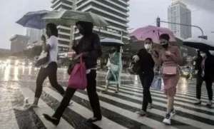BMKG Prakirakan Seluruh Wilayah Jakarta Diguyur Hujan Ringan Hari Ini