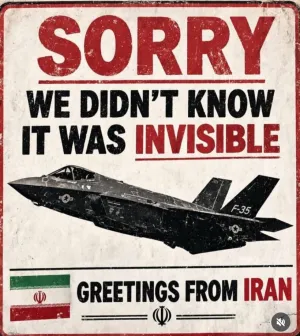 Iran Klaim Tembak Jatuh Jet Siluman F-35 AS, Pilot Tidak Selamat