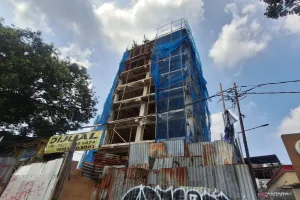  Empat Pekerja Tewas, Lokasi Proyek Bangunan di Jalan TB Simatupang Tampak Sepi