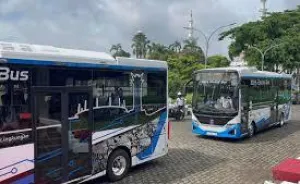 Pemkab Bogor Uji Coba Bus Listrik, Gratis Selama Tiga Bulan