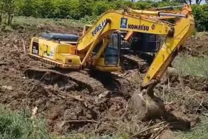 Sebabkan Banjir Parah di Demak, Tanggul Sungai Tuntang yang Jebol Mulai Diperbaiki 
