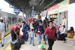 340 Ribu Orang Menggunakan Kereta Api Selama Libur Panjang Paskah