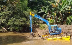 Pemkot Jaksel Optimalkan Pengerukan Kali Pesanggrahan Usai Banjir Rendam Kawasan Sekitar  