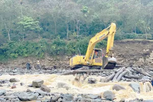 Bener Meriah Lumpuh Lagi, Jalur Alternatif Wih Porak Putus Total Diterjang Air Bah