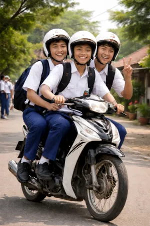 Pemkot Surabaya Keluarkan Larangan Siswa SMP Kendarai Sepeda Motor