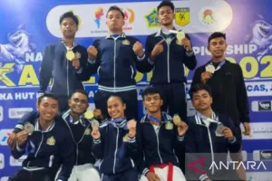 Tim Karate Kodaeral IX Ambon Meraih 12 Medali di Kejuaraan Nasional Karate