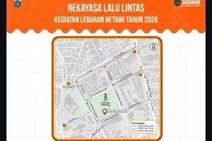 Ada Lebaran Betawi di Lapangan Banteng, Dishub DKI Terapkan Sirkulasi Rute Lalu Lintas di Sekitar Lokasi