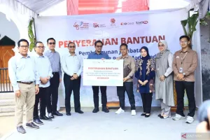 Pasar Modal RI Salurkan Bantuan Pembangunan Jembatan Cikotak di Banten