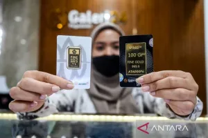 Harga Emas UBS, Antam, dan Galeri24 Senin Pagi di Pegadaian Masih Stabil 