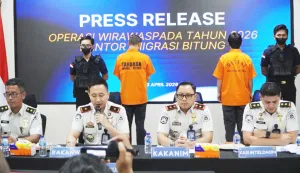 Imigrasi Bitung Amankan Dua Warga Negara Tiongkok Terkait Izin Tinggal