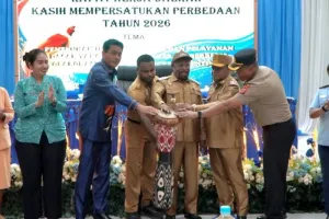 Bupati Jayapura Yunus Wonda Minta OPD Selaraskan Program dengan Visi Misi Daerah