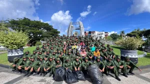 Pelangi Indah di Langit Maluku Bersama Satgaster RI-PNG HABEMA