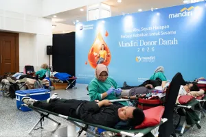 Bank Mandiri Gelar Donor Darah di 10 Kota, Targetkan 2.800 Kantong Darah