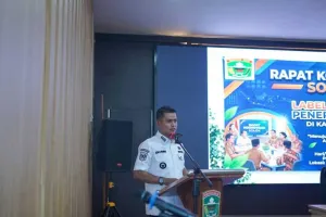 Labelisasi 14.518 Rumah KPM di Kabupaten Solok