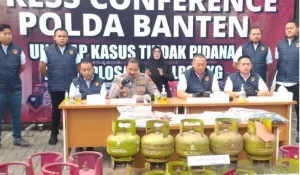 Gas Subsidi Disulap Jadi LPG 12 Kg, Polisi Ungkap Praktik Ilegal di Banten