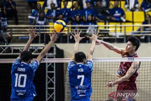 Jakarta Lavani Kalahkan Surabaya Samator 3-0 di Final Four Semarang