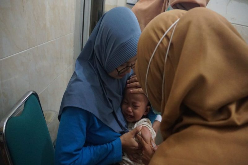Lindungi Tenaga Medis, Dinkes Pekalongan Gencarkan Vaksinasi Campak
