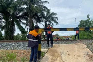 KAI Tanjungkarang Tutup 29 Perlintasan Liar Sepanjang 2025