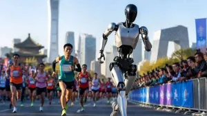 Robot Pecahkan Rekor, Manusia Tertinggal di Half Marathon Beijing