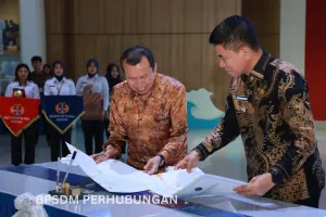 Di PIP Makassar, BPSDMP Teken Kerjasama Pengembangan SDM Transportasi dengan 7 Pemda