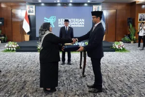 Menteri Perdagangan Budi Santoso Lantik 22 Pejabat Pimpinan Tinggi Madya dan Pratama